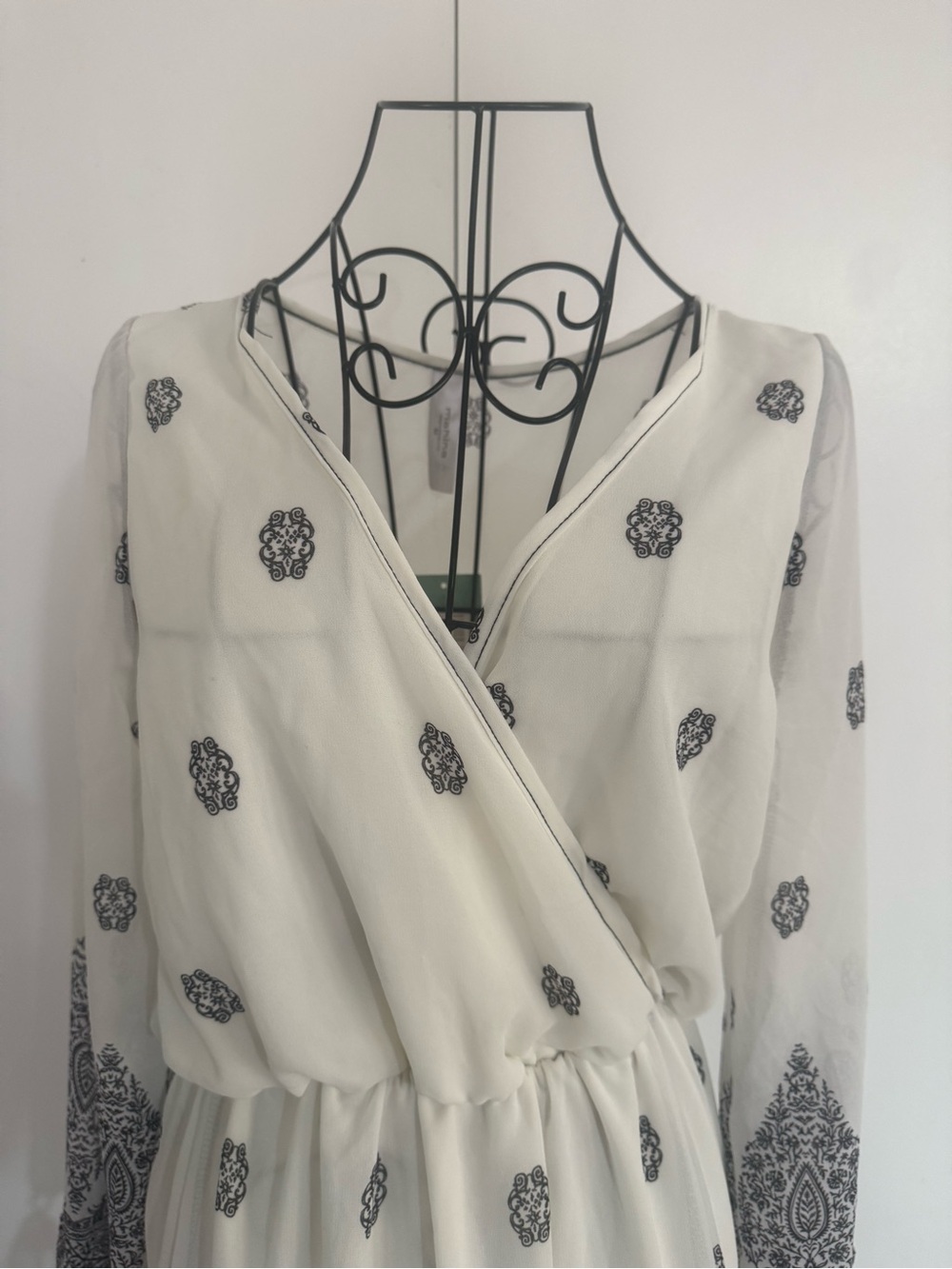 NWT Mahina Hawaii Boutique Boho Double-Lined Summer Maxi Sz M - Picture 4 of 15